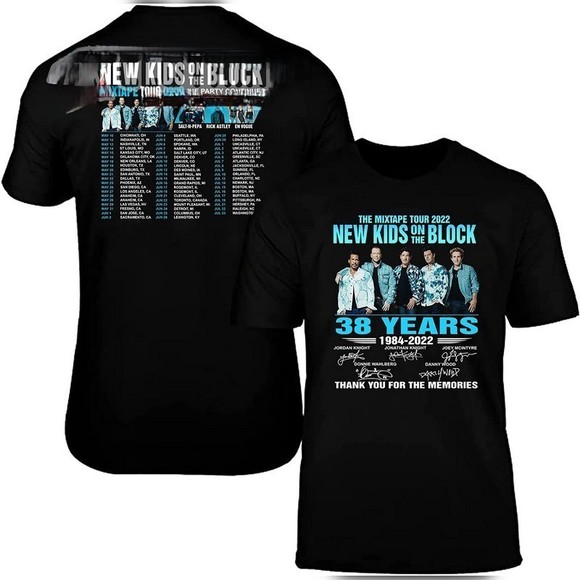 Lignu Other - New Kids On The Block Tour Unisex T-shirt Gift For Fan 2 Sided